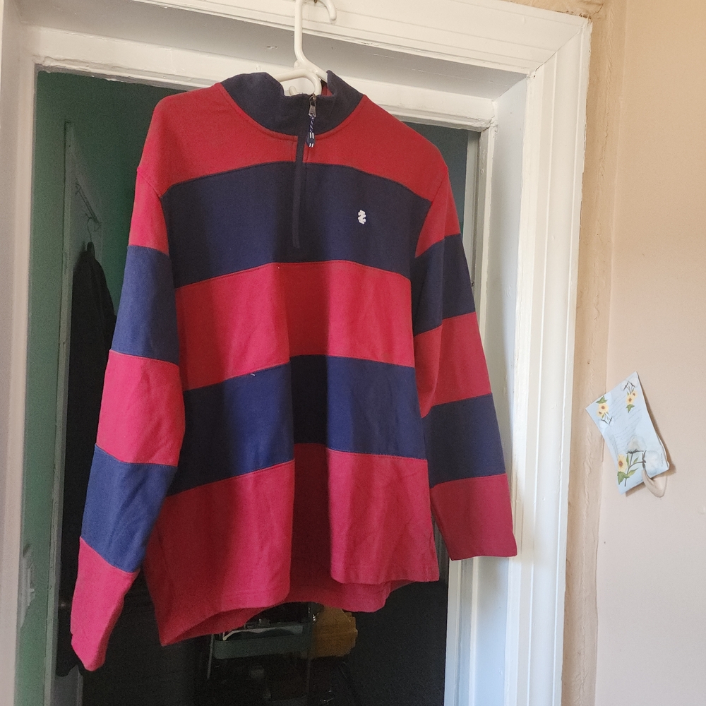 Izod Red and Navy Pullover
